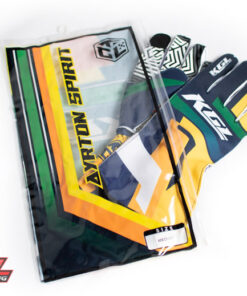 Ayrton spirit KGL sim racing gloves packaging open