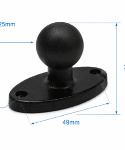KGL 25mm B-Ball Base Mount dimensions